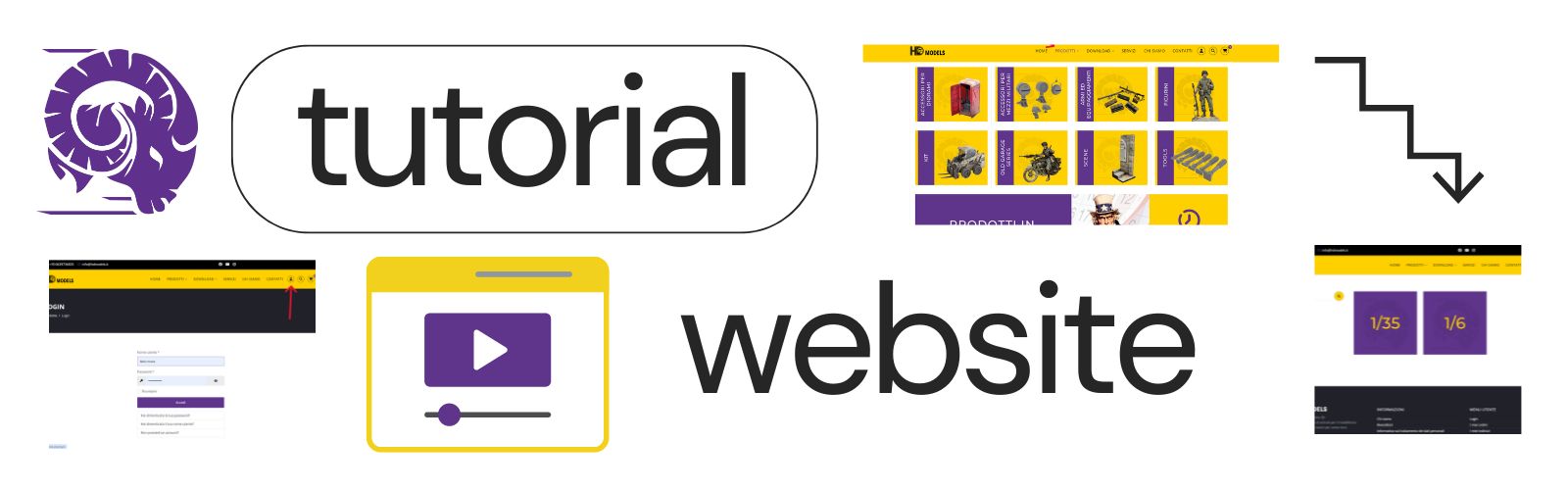 Nuovo sito, breve tutorial