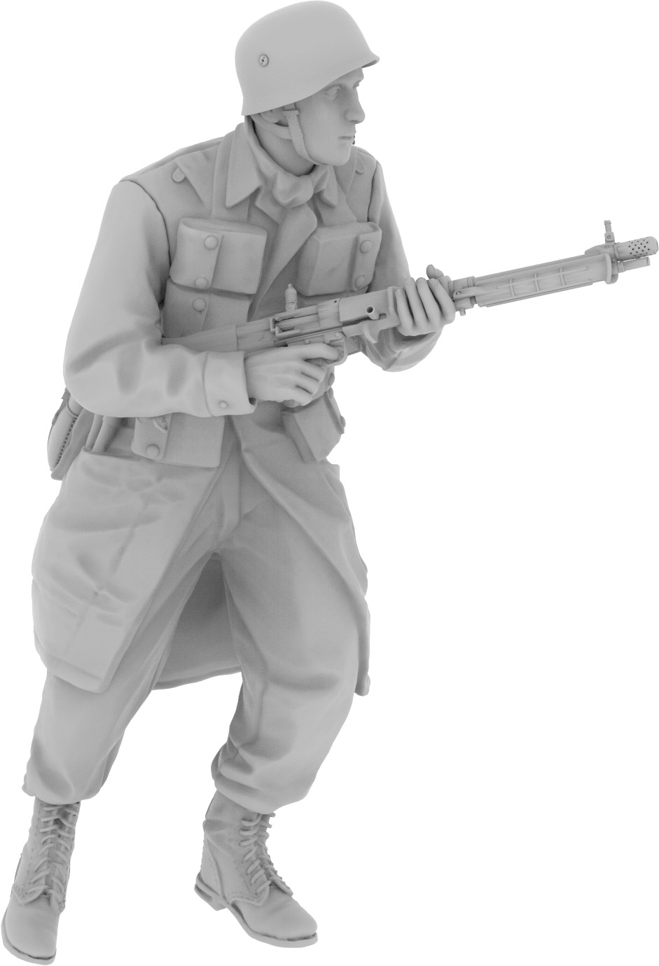 Fallshirmjager with FG42 - 1944