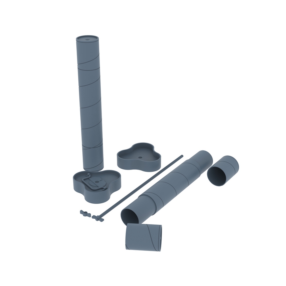 US 105mm fiber cases