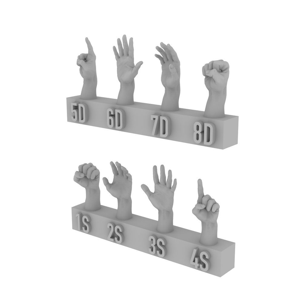 hands 5 pair set 3