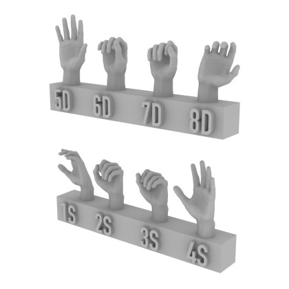 hands 5 pair set 6
